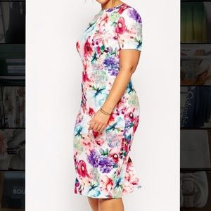 ASOS Curve floral print Dress